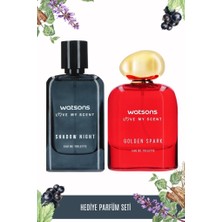 Watsons Shadow Night Erkek Parfüm Edt 100 Ml+Watsons Golden Spark Kadın Parfüm Edt 85 ml