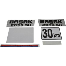 Peren Traktör Başak 2073 Sh Traktör Yan Yazı Takımı | Komple Etiket Seti
