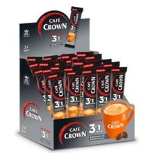 Ülker Cafe Crown 3'ü 1 Arada Action Ginsengli ve Guaranalı 17 Gram x (24 Adet)