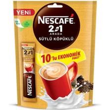Nescafe 2si1 Arada Sütlü Köpüklü 10'lu Paket