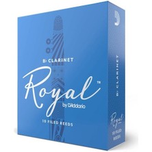 Rico RCB1010 Royal Bb Klarnet Kamışı No: 1.0 (Başlangıç) - 10'lu Paket | Fransız Kesim (Filed), Esnek Tepki ve Başlangıç Seviyesi Için Ideal