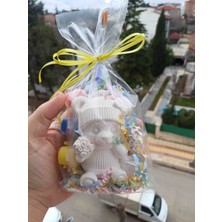 Opulent Accessories Şapkalı Ayıcik Taş Boyama SETI10ADET,DOĞUM Günü Hediyelik,kurumsal Etkinlik,okul Hediyesi,mezuniyet Hediyesi
