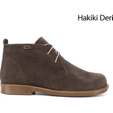Gönderi(r) Kadın Vizon Süet Kauçuk Taban Hakiki Deri Bot