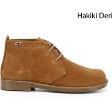 Gönderi(r) Kadın Taba Süet Kauçuk Taban Hakiki Deri Bot