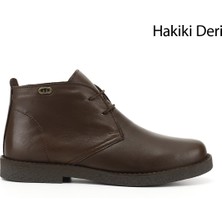 Gönderi(r) Kadın Kahve Antik Oxford Kalıp Kauçuk Taban Hakiki Deri Bot