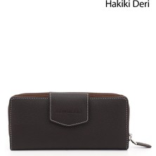 Gönderi(r) Kahverengi - Taba  Gön Hakiki Deri Kadın Cüzdan 06909