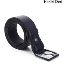 Gönderi(r) Erkek Lacivert Antik Hakiki Deri 4 Cm Kot Kemeri