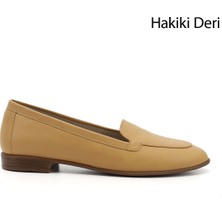 Gönderi(r) Kadın Hardal Hakiki Deri Babet