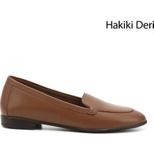 Gönderi(r) Kadın Taba Antik  Hakiki Deri Babet