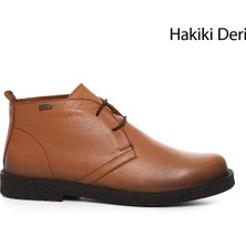 Gönderi(r) Kadın Açık Taba Oxford Kalıp Kauçuk Taban Hakiki Deri Bot