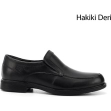 Gönderi(r) Erkek Siyah Hakiki Deri Klasik Ayakkabı