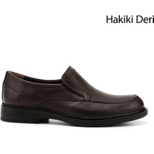 Gönderi(r) Erkek Kahve Antik Hakiki Deri Klasik Ayakkabı