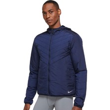 Nike Aero Layer Terma Fit Full Zip Running Jacket Erkek Kapüşonlu Hafif Spor Koşu Ceketi Lacivert