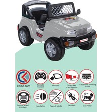 Pilsan Akülü Araba 12 V Panther Kumandalı Gri
