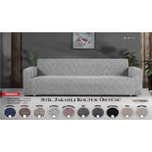 Altınkoza Maksi Stil Strech Koltuk Örtüsü (3+3+1+1) - Likralı - Lastikli - Oturma Grubu
