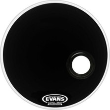 Evans BD20REMAD Emad Resonant Bas Davul Derisi (20 Inç - Tek Kat - Siyah)