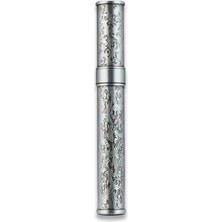 Cigarloong Damascus Desen Metal Puro Kılıfı Tüpü Tekli Silver 50 Ring