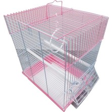 Snmswrld Dayang Iki Kapili Düz Muh.kafesi Renkli 30*23*39 cm x 1 Adet