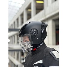 Ls2 Aırflow 2 Mat Siyah Kask + Spoiler