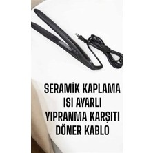 Astraltech Saç Düzleştirici Isı Ayarlı Döner Kablo Yıpranma Karşıtı