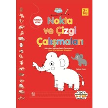 Renklime Nokta ve Çizgi Çalışmaları Kırmızı Kitap