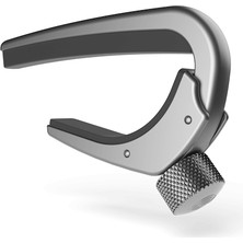 Planet Waves PWCP02S Ns Capo Pro Akustik ve Elektro Gitar Kaposu - Gümüş (Profesyonel) | Uçak Sınıfı Alüminyum Gövde, Hassas Tansiyon Kontrolü ve Ergonomik Kullanım