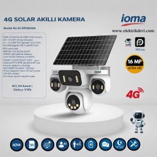 Ioma 4 Kameralı 4g Esım Solar Kamera