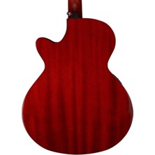 Cort Endonezya Cort Sfx-Essb Elektro Akustik Gitar | Satin Sunburst - Ince Kasa Cutaway