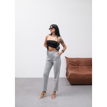 Etiler Collection Dekorati̇f Düğmeli̇ Arka Bel Lasti̇kli̇ Pantolon