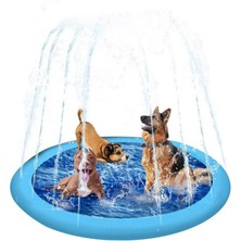 Snmswrld Pawise Köpek Yatağı Şişme Su Fışkırtmalı 130 cm