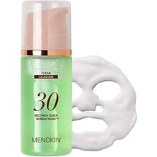Menokın Bright 30 Seconds Quick Bubble Mask -Glutathione 95 ml - Leke Karşıtı, Aydınlatıcı ve Işıltı Veren Hızlı Köpük Maske