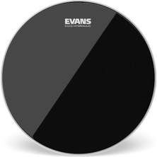 Evans TT06HBG Hydraulic Black 6 Inç Tom Derisi (Profesyonel) | Çift Katman Arası Yağ Dolgulu Yapı, 70'ler Tarzı "fat" ve Kuru Tonlar, Kısa Sustain ve Siyah Bitiş