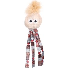 Flamingo Vınta Catnıplı Tüylü Hışırtılı Yüz Şeklinde Oyuncak