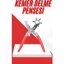 Astraltech Kemer Delme Pensesi 6 Farklı Boyutta Kemer Delici Ev Deri Kemer