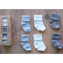 Concon Bebe Pamuklu 0-6 Ay Yenidoğan 6'lı Bebek Çorabı