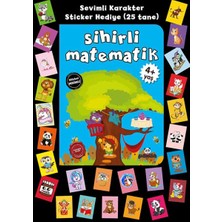 Renklime Stickerlı 4+ Yaş Sihirli Matematik