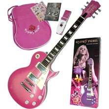 Valencia Gypsy Rose GRE2KCPK Elektro Gitar Seti (Pembe) | Strat Tipi - Simli Pembe - Amfi ve Aksesuar Dahil