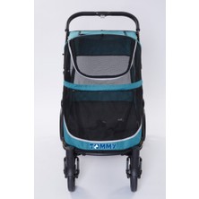 Snmswrld Tommy Evcil Hayvan Arabası Turkuaz 112*65*100CM Max 40KG