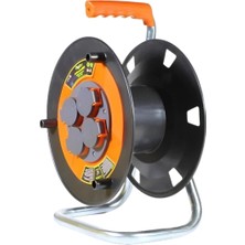 Huzur Elektrik Bylion Plastik Makara 25M Kapasiteli (Kablosuz) Kapaklı 130-340-0000/PSP-10000-F