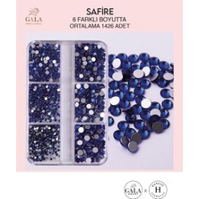 Gala Smart  6 Farklı Boyut Taş Seti Safire