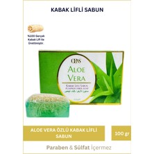 Lawin Kabak Lifli Aloe Vera Özlü Doğal Sabun – Nemlendirici ve Peeling Etkili Kalıp Sabun