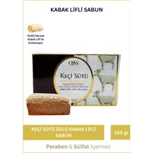 Lawin Kabak Lifli Keçi Sütü Özlü Doğal Sabun – Besleyici ve Peeling Etkili Kalıp Sabun