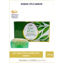 Lawin Kabak Lifli Çay Ağacı Özlü Doğal Sabun – Arındırıcı Etkili Kalıp Sabun