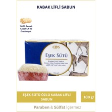 Lawin Kabak Lifli Eşek Sütü Özlü Doğal Sabun – Besleyici ve Peeling Etkili Kalıp Sabun