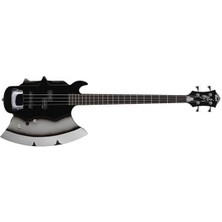 Cort Endonezya Cort Gs Bass AXE2BK Gene Simmons Signature Balta Bas Gitar (Profesyonel/koleksiyon) | Ikonik Balta Tasarımı, Güçlü Mighty Mite Manyetikler ve Özel Tasarım Çanta Dahil