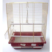 Snmswrld Dayang Iki Kapili Düz Muh.kafesi Pirinç 30*23*39CM x 1 Adet