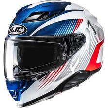 Kask Hjc F71 Catos MC21 Mavi/beyaz