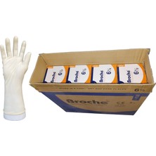 Broche Pudralı Steril Cerrahi Eldiven No: 6,5 8'li Paket