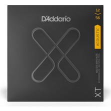 Daddario XTABR1256 Akustik Gitar Tel Seti | 12-56 - Xt 80/20 Bronze
