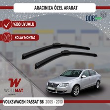 Wollmat Volkswagen Passat B6 Silecek 2006 2010 Arası Uyumlu Silecek Takımı Araca Özel
